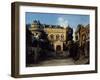 Town of Antwerpen, Set Design-Max Bruckner-Framed Giclee Print