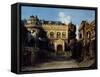 Town of Antwerpen, Set Design-Max Bruckner-Framed Stretched Canvas