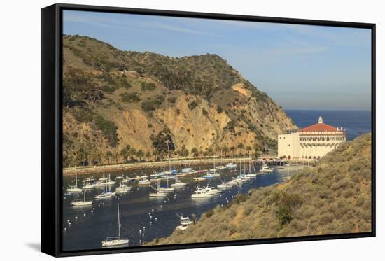 Town of Avalon on Catalina Island, Southern California, USA-Stuart Westmorland-Framed Stretched Canvas