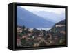 Town of Bellagio and Mountains, Lake Como, Lombardy, Italian Lakes, Italy, Europe-Frank Fell-Framed Stretched Canvas