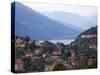 Town of Bellagio and Mountains, Lake Como, Lombardy, Italian Lakes, Italy, Europe-Frank Fell-Stretched Canvas