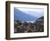 Town of Bellagio and Mountains, Lake Como, Lombardy, Italian Lakes, Italy, Europe-Frank Fell-Framed Photographic Print