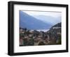 Town of Bellagio and Mountains, Lake Como, Lombardy, Italian Lakes, Italy, Europe-Frank Fell-Framed Photographic Print