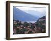 Town of Bellagio and Mountains, Lake Como, Lombardy, Italian Lakes, Italy, Europe-Frank Fell-Framed Photographic Print