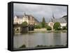 Town of Bernkastel Along the Rhine, Rhineland-Palatinate, Germany, Europe-Olivieri Oliviero-Framed Stretched Canvas