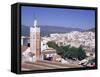 Town of Chefchaouen (Chaouen), Rif Mountain Region, Morocco, North Africa, Africa-Bruno Morandi-Framed Stretched Canvas