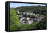 Town of Clervaux, Canton of Clervaux, Grand Duchy of Luxembourg, Europe-Hans-Peter Merten-Framed Stretched Canvas