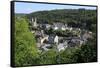Town of Clervaux, Canton of Clervaux, Grand Duchy of Luxembourg, Europe-Hans-Peter Merten-Framed Stretched Canvas