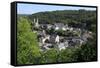 Town of Clervaux, Canton of Clervaux, Grand Duchy of Luxembourg, Europe-Hans-Peter Merten-Framed Stretched Canvas