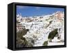 Town of Fira, Santorini Island, Cyclades, Greek Islands, Greece, Europe-Richard Cummins-Framed Stretched Canvas