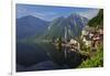 Town of Hallstatt, UNESCO World Heritage Site, on Lake Hallstatt, Salzkammergut, Upper Austria, Aus-Hans-Peter Merten-Framed Photographic Print