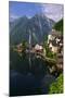 Town of Hallstatt, UNESCO World Heritage Site, on Lake Hallstatt, Salzkammergut, Upper Austria, Aus-Hans-Peter Merten-Mounted Premium Photographic Print