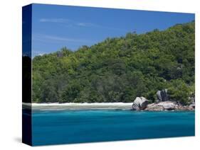 Town of La Passe Harbor, Island of La Digue, Seychelles-Cindy Miller Hopkins-Stretched Canvas