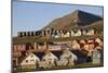 Town of Longyearbyen in Setting Midnight Sun-Paul Souders-Mounted Photographic Print