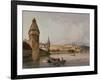 Town of Lucerne, on the lake of Quatre Cantons, 1838 watercolor-William Callow-Framed Giclee Print