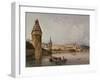 Town of Lucerne, on the lake of Quatre Cantons, 1838 watercolor-William Callow-Framed Giclee Print