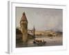 Town of Lucerne, on the lake of Quatre Cantons, 1838 watercolor-William Callow-Framed Giclee Print