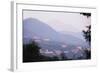 Town of Miyanoshita with Mount Fuji in the Background-Christian Kober-Framed Photographic Print