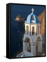 Town of Oia, Santorini, Greece-Darrell Gulin-Framed Stretched Canvas