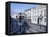 Town of Ponta Delgada, Sao Miguel Island, Azores, Portugal, Europe, Atlantic Ocean-J P De Manne-Framed Stretched Canvas