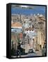 Town of Puno, with Lake Beyond, Lake Titicaca, Peru, South America-Tony Waltham-Framed Stretched Canvas