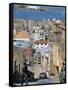 Town of Puno, with Lake Beyond, Lake Titicaca, Peru, South America-Tony Waltham-Framed Stretched Canvas