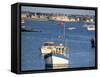 Town of Roscoff, Finistere, Brittany, France-Bruno Barbier-Framed Stretched Canvas