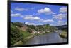 Town of Saarburg on River Saar, Rhineland-Palatinate, Germany, Europe-Hans-Peter Merten-Framed Photographic Print