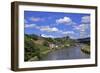 Town of Saarburg on River Saar, Rhineland-Palatinate, Germany, Europe-Hans-Peter Merten-Framed Photographic Print