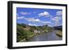 Town of Saarburg on River Saar, Rhineland-Palatinate, Germany, Europe-Hans-Peter Merten-Framed Photographic Print