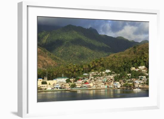 Town of Soufriere, St. Lucia, Windward Islands, West Indies, Caribbean, Central America-Richard Cummins-Framed Photographic Print