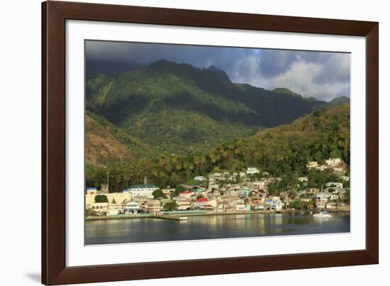 Town of Soufriere, St. Lucia, Windward Islands, West Indies, Caribbean, Central America-Richard Cummins-Framed Photographic Print