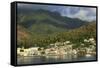 Town of Soufriere, St. Lucia, Windward Islands, West Indies, Caribbean, Central America-Richard Cummins-Framed Stretched Canvas