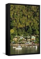 Town of Soufriere, St. Lucia, Windward Islands, West Indies, Caribbean, Central America-Richard Cummins-Framed Stretched Canvas