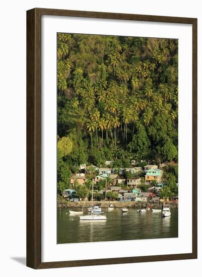 Town of Soufriere, St. Lucia, Windward Islands, West Indies, Caribbean, Central America-Richard Cummins-Framed Photographic Print