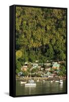 Town of Soufriere, St. Lucia, Windward Islands, West Indies, Caribbean, Central America-Richard Cummins-Framed Stretched Canvas