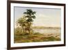 Town of Tete from the North Shore of the Zambezi, 1859-Thomas Baines-Framed Giclee Print