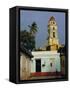 Town of Trinidad, Cuba, West Indies, Central America-Bruno Morandi-Framed Stretched Canvas