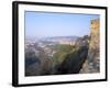 Town of Veliko Tarnovo and Walls of Tsarevets Fortress from Tsarevetes Hill, Bulgaria-Richard Nebesky-Framed Photographic Print