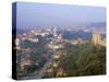 Town of Veliko Tarnovo and Walls of Tsarevets Fortress from Tsarevets Hill, Bulgaria-Richard Nebesky-Stretched Canvas