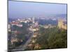 Town of Veliko Tarnovo and Walls of Tsarevets Fortress from Tsarevets Hill, Bulgaria-Richard Nebesky-Mounted Photographic Print