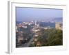 Town of Veliko Tarnovo and Walls of Tsarevets Fortress from Tsarevets Hill, Bulgaria-Richard Nebesky-Framed Photographic Print