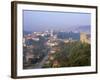 Town of Veliko Tarnovo and Walls of Tsarevets Fortress from Tsarevets Hill, Bulgaria-Richard Nebesky-Framed Photographic Print