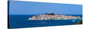 Town on a Coast, Primosten, Adriatic Coast, Dalmatia, Croatia-null-Stretched Canvas