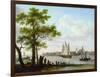 Town on an Estuary, C.1801-02-Frans Swagers-Framed Giclee Print