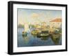 Town on the Volga River, 1913-Konstantin Ivanovich Gorbatov-Framed Giclee Print