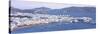 Town on the Waterfront, Mykonos Harbor, Cyclades Islands, Greece-null-Stretched Canvas