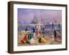 Town Pier - Blue Point, Long Island-William James Glackens-Framed Giclee Print