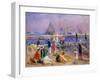 Town Pier - Blue Point, Long Island-William James Glackens-Framed Giclee Print