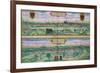 Town Plan of Vienna and Buda, from "Civitates Orbis Terrarum"-Joris Hoefnagel-Framed Giclee Print